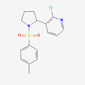 2-Chloro-3-(1-tosylpyrrolidin-2-yl)pyridine