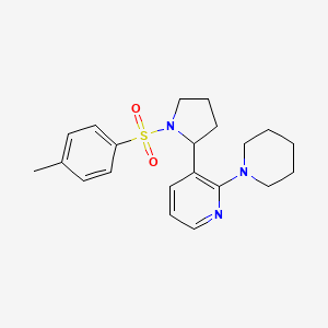 2-(Piperidin-1-yl)-3-(1-tosylpyrrolidin-2-yl)pyridine