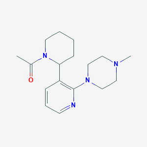 1-(2-(2-(4-Methylpiperazin-1-yl)pyridin-3-yl)piperidin-1-yl)ethanone