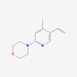 4-(4-Methyl-5-vinylpyridin-2-yl)morpholine