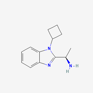 (R)-1-(1-Cyclobutyl-1H-benzo[D]imidazol-2-YL)ethanamine