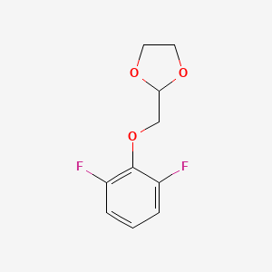 2-((2,6-Difluorophenoxy)methyl)-1,3-dioxolane