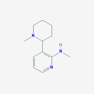 N-Methyl-3-(1-methylpiperidin-2-yl)pyridin-2-amine