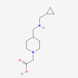 2-(4-(((Cyclopropylmethyl)amino)methyl)piperidin-1-yl)acetic acid