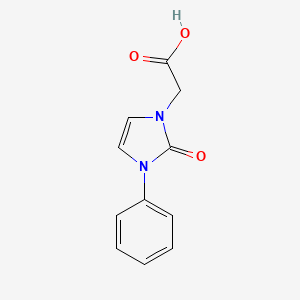 2-(2-Oxo-3-phenyl-2,3-dihydro-1H-imidazol-1-yl)acetic acid