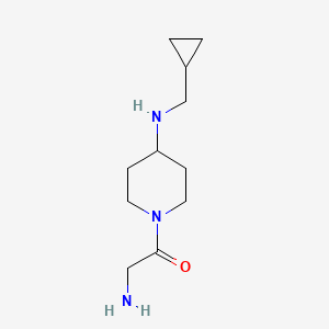 2-Amino-1-(4-((cyclopropylmethyl)amino)piperidin-1-yl)ethanone