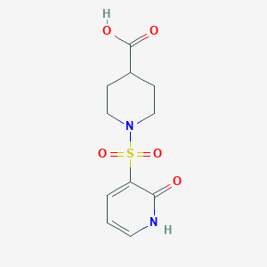 1-((2-Oxo-1,2-dihydropyridin-3-yl)sulfonyl)piperidine-4-carboxylic acid