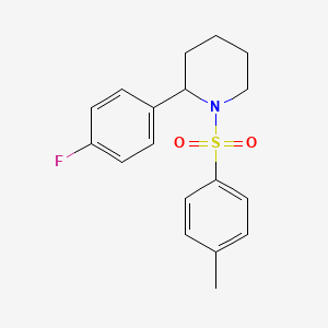 2-(4-Fluorophenyl)-1-tosylpiperidine