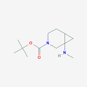 Tert-butyl 1-(methylamino)-3-azabicyclo[4.1.0]heptane-3-carboxylate