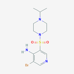 3-Bromo-5-((4-isopropylpiperazin-1-yl)sulfonyl)pyridin-4-amine