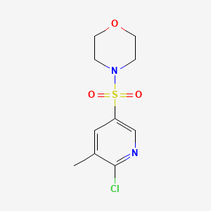 4-((6-Chloro-5-methylpyridin-3-yl)sulfonyl)morpholine