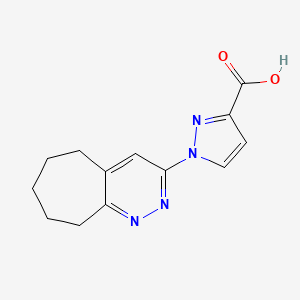 1-(6,7,8,9-Tetrahydro-5H-cyclohepta[c]pyridazin-3-yl)-1H-pyrazole-3-carboxylic acid