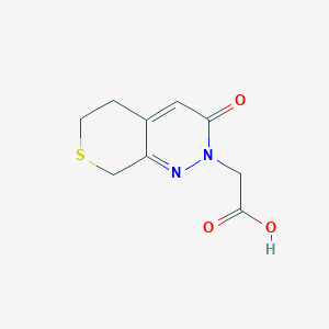 2-(3-Oxo-3,5,6,8-tetrahydro-2H-thiopyrano[3,4-c]pyridazin-2-yl)acetic acid