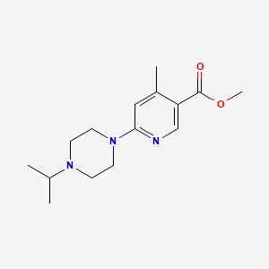 Methyl 6-(4-isopropylpiperazin-1-yl)-4-methylnicotinate