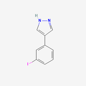 4-(3-Iodophenyl)-1H-pyrazole