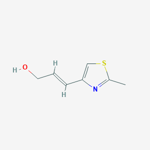 molecular formula C7H9NOS B1180160 (E)-3-(2-methylthiazol-4-yl)prop-2-en-1-ol CAS No. 128674-40-8