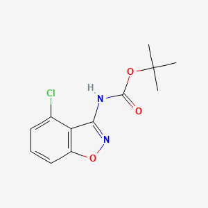 tert-Butyl (4-chlorobenzo[d]isoxazol-3-yl)carbamate