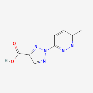 2-(6-Methylpyridazin-3-yl)-2H-1,2,3-triazole-4-carboxylicacid