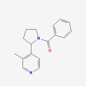 (2-(3-Methylpyridin-4-yl)pyrrolidin-1-yl)(phenyl)methanone