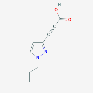 3-(1-Propyl-1H-pyrazol-3-yl)propiolic acid