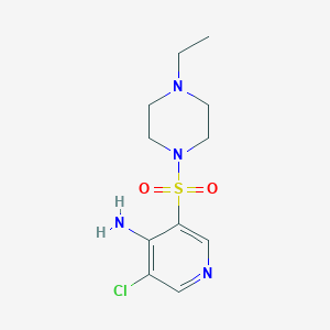 3-Chloro-5-((4-ethylpiperazin-1-yl)sulfonyl)pyridin-4-amine