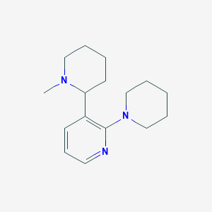 3-(1-Methylpiperidin-2-yl)-2-(piperidin-1-yl)pyridine