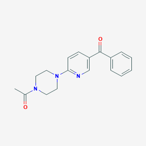 1-(4-(5-Benzoylpyridin-2-yl)piperazin-1-yl)ethanone