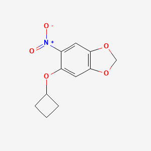 5-Cyclobutoxy-6-nitrobenzo[d][1,3]dioxole