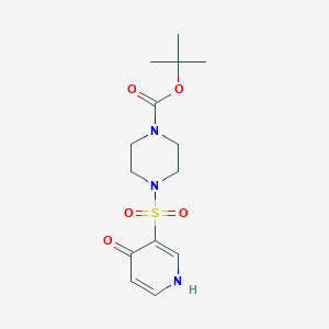 tert-Butyl 4-((4-hydroxypyridin-3-yl)sulfonyl)piperazine-1-carboxylate