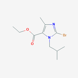 Ethyl 2-bromo-1-isobutyl-4-methyl-1H-imidazole-5-carboxylate