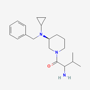 2-amino-1-[(3S)-3-[benzyl(cyclopropyl)amino]piperidin-1-yl]-3-methylbutan-1-one