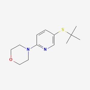 4-(5-(tert-Butylthio)pyridin-2-yl)morpholine