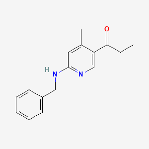 1-(6-(Benzylamino)-4-methylpyridin-3-yl)propan-1-one