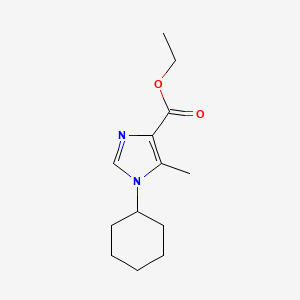 Ethyl 1-cyclohexyl-5-methyl-1H-imidazole-4-carboxylate