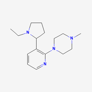 1-(3-(1-Ethylpyrrolidin-2-yl)pyridin-2-yl)-4-methylpiperazine