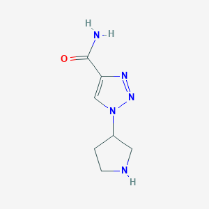 1-(Pyrrolidin-3-yl)-1H-1,2,3-triazole-4-carboxamide