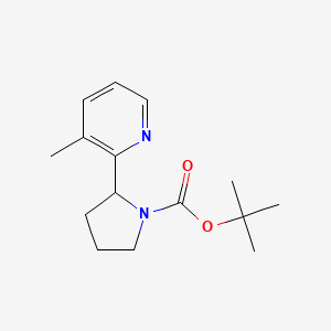 tert-Butyl 2-(3-methylpyridin-2-yl)pyrrolidine-1-carboxylate