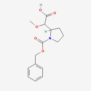 2-(1-((Benzyloxy)carbonyl)pyrrolidin-2-yl)-2-methoxyacetic acid