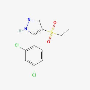 3-(2,4-Dichlorophenyl)-4-(ethylsulfonyl)-1H-pyrazole