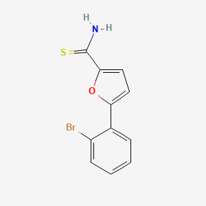 5-(2-Bromophenyl)furan-2-carbothioamide