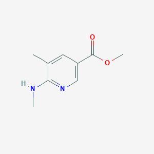 Methyl 5-methyl-6-(methylamino)nicotinate