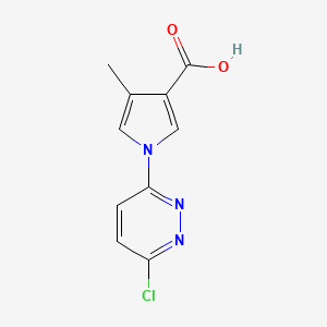 1-(6-Chloropyridazin-3-yl)-4-methyl-1H-pyrrole-3-carboxylicacid