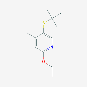 5-(tert-Butylthio)-2-ethoxy-4-methylpyridine