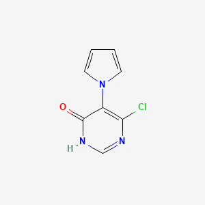 6-Chloro-5-(1H-pyrrol-1-yl)pyrimidin-4-ol