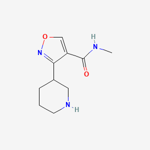 N-Methyl-3-(piperidin-3-yl)isoxazole-4-carboxamide