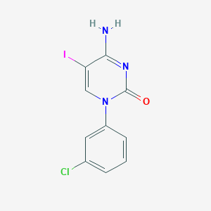 4-Amino-1-(3-chlorophenyl)-5-iodopyrimidin-2(1H)-one