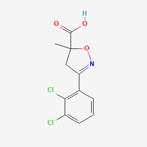 3-(2,3-Dichlorophenyl)-5-methyl-4,5-dihydroisoxazole-5-carboxylic acid