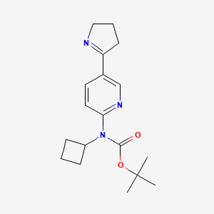 tert-Butyl cyclobutyl(5-(3,4-dihydro-2H-pyrrol-5-yl)pyridin-2-yl)carbamate