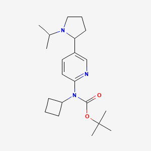 tert-Butyl cyclobutyl(5-(1-isopropylpyrrolidin-2-yl)pyridin-2-yl)carbamate