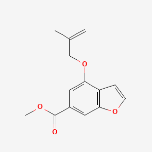 Methyl 4-((2-methylallyl)oxy)benzofuran-6-carboxylate